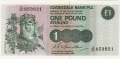 Clydesdale Bank Plc From 1982 1 Pound, 29. 3.1982